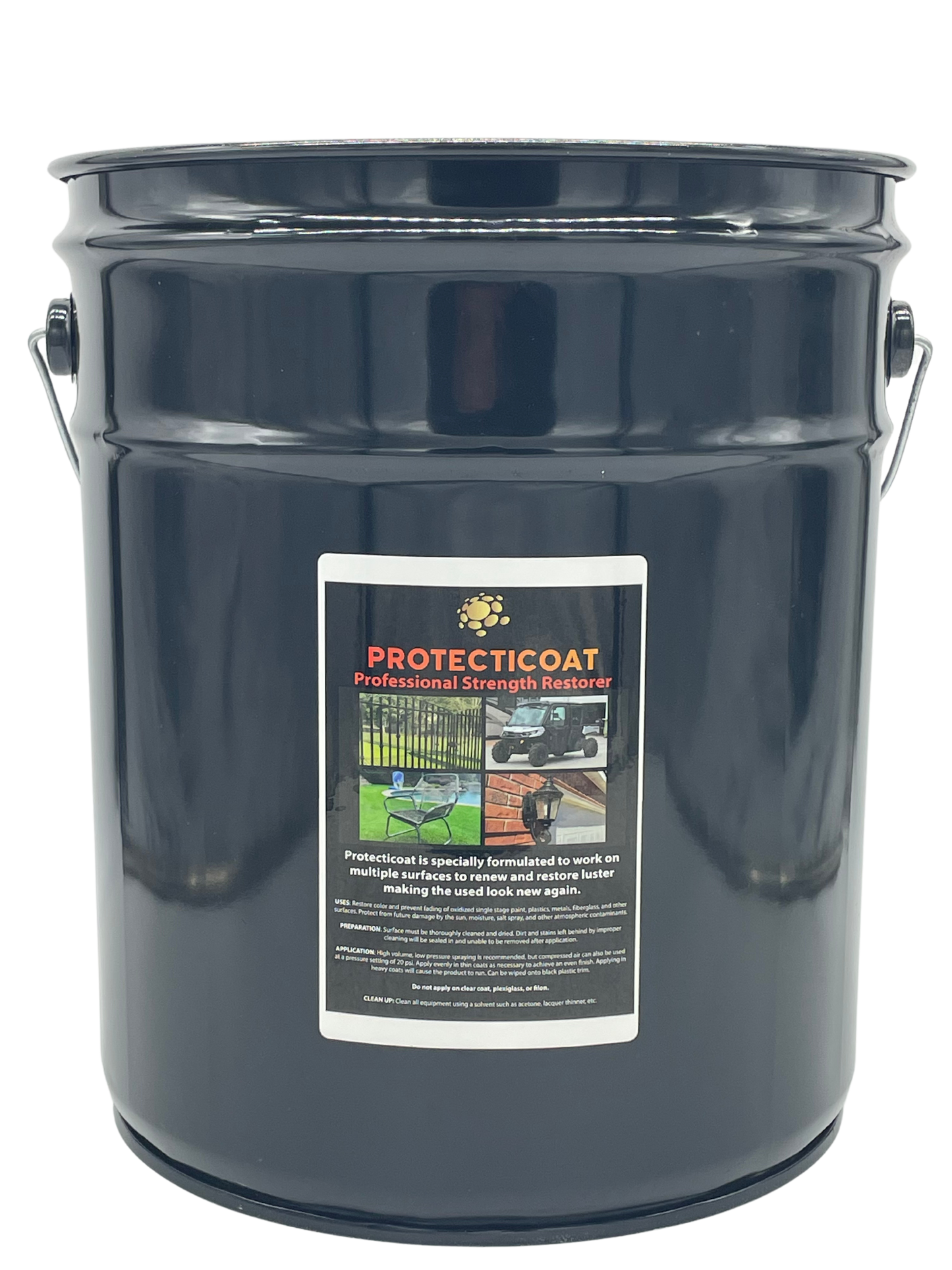 Protecticoat 5 Gallon | Protective Coating for Single Stage Paint Metal, Plastics, Fiberglass