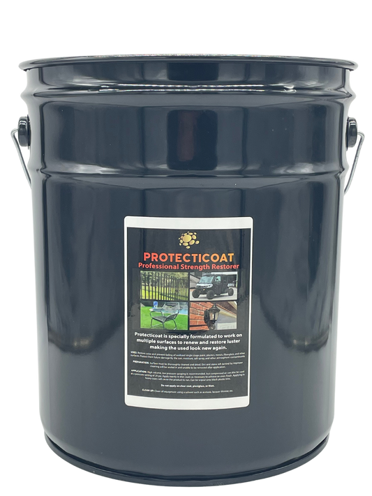 Protecticoat 5 Gallon | Protective Coating for Single Stage Paint Metal, Plastics, Fiberglass