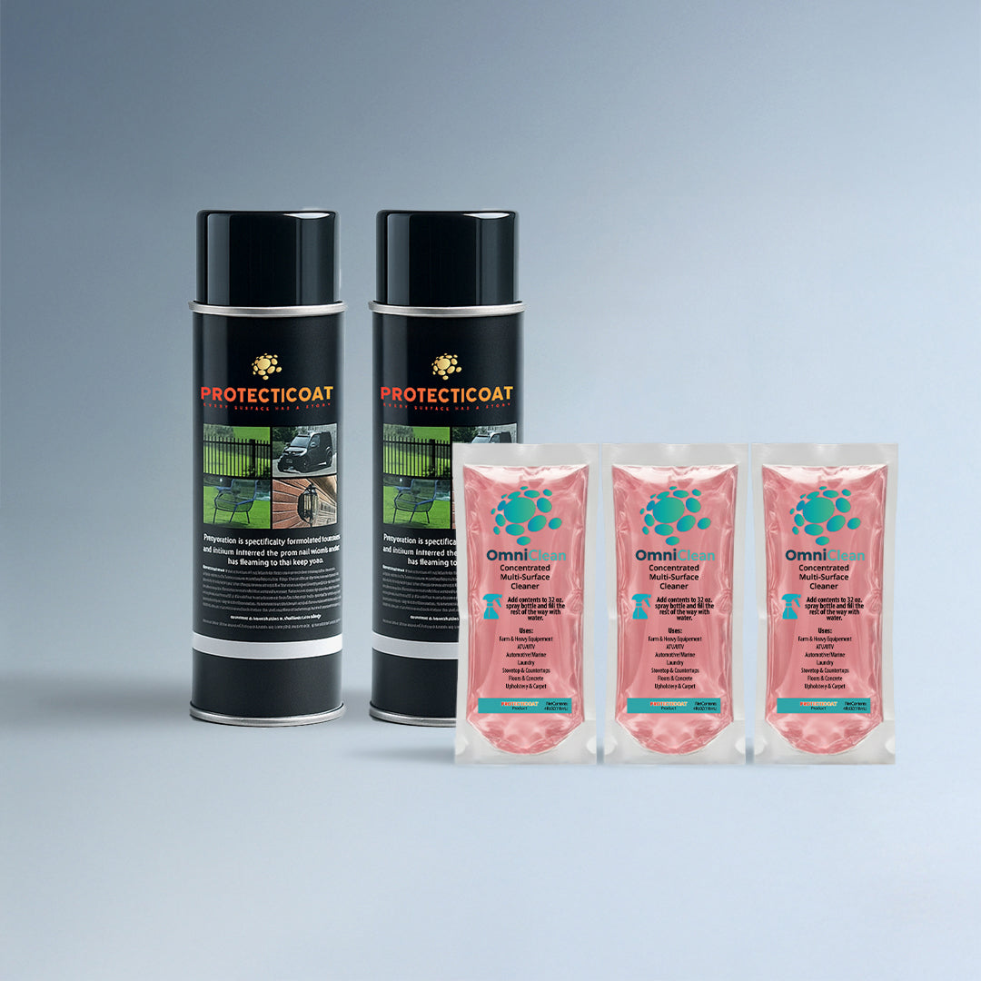 Restore & Protect Kit (2 Protecticoat Cans + 3 OmniClean Refills)