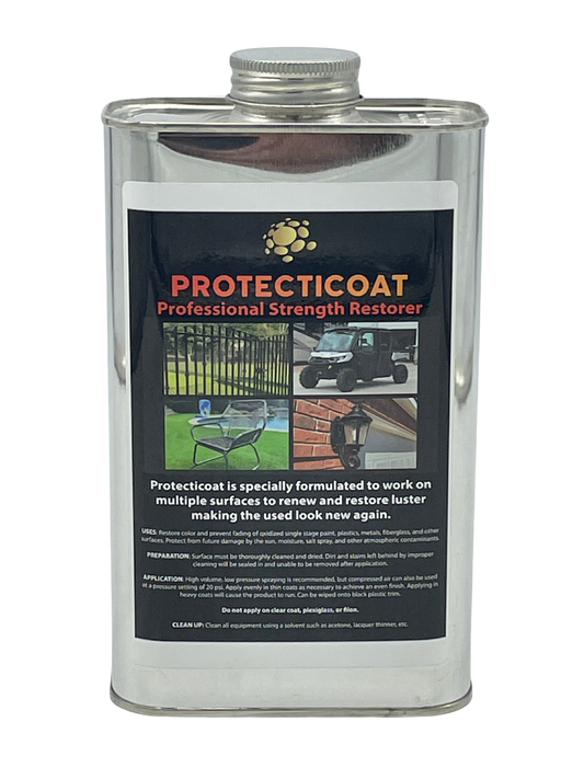 Protecticoat Oxidation Remover & Plastic Restorer - Protective Coating for Metal, Plastics, Fiberglass and Single Stage Paint (1 Quart)