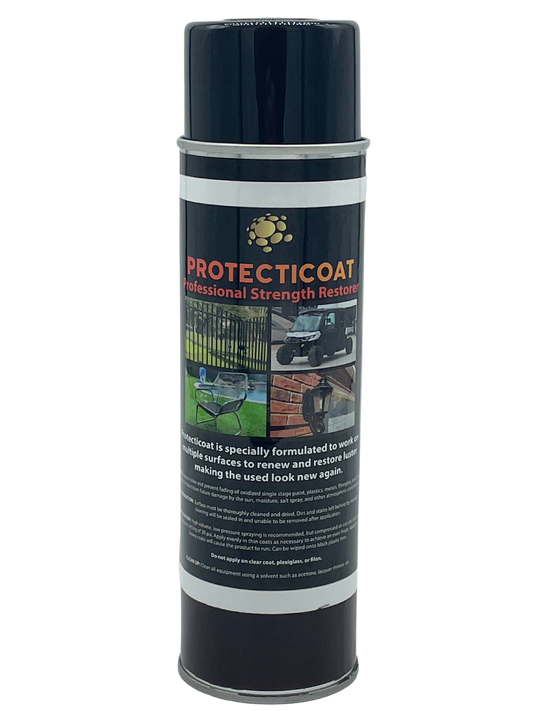 Protecticoat Oxidation Remover & Plastic Restorer - Protective Coating for Metal, Plastics, Fiberglass and Single Stage Paint (14oz. Spray Can)