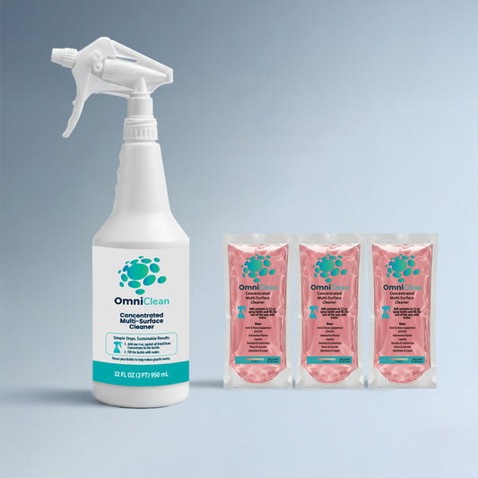 OmniClean Starter Mix Kit (Bottle + 3 refills)