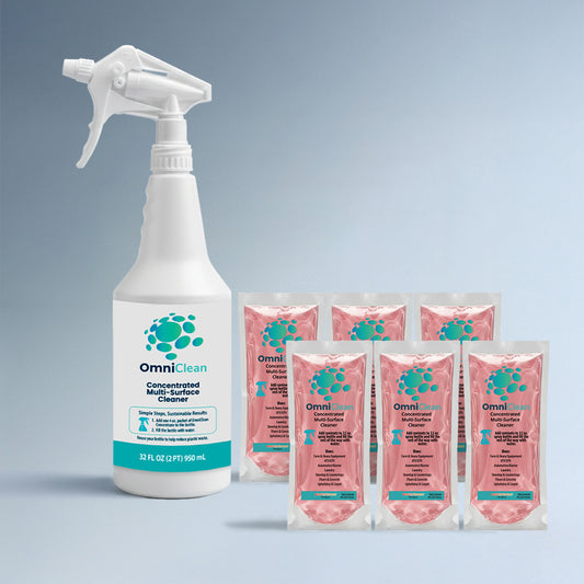 OmniClean Pro Mix Kit (Bottle + 6 refills)