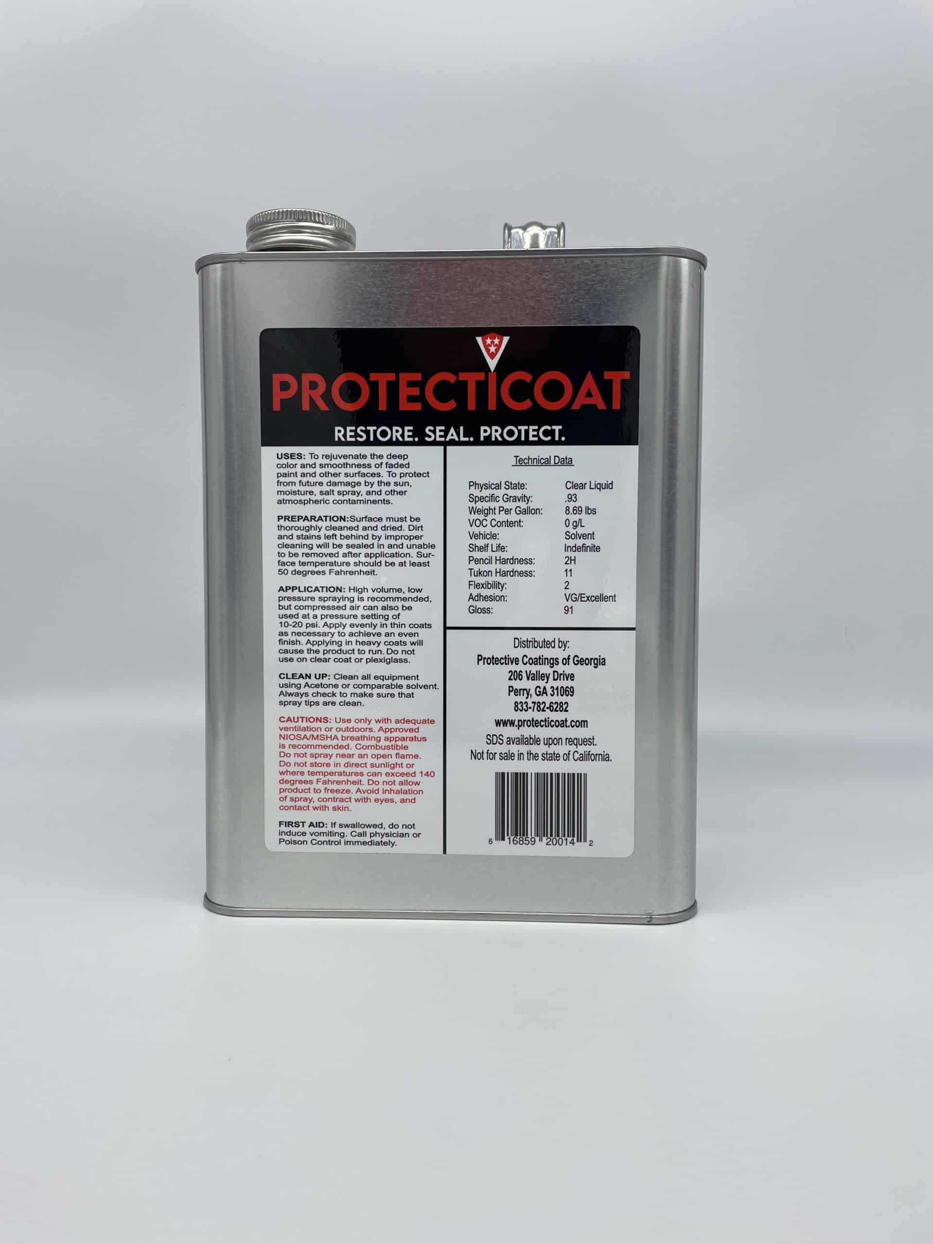 Container of Protecticoat